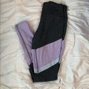 ALO YOGA: color block yoga leggings